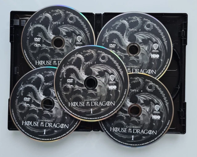 HOUSE OF the DRAGON intégrale SAISON 1 FR 5 DVD (no Game Of Thrones) HBO 4