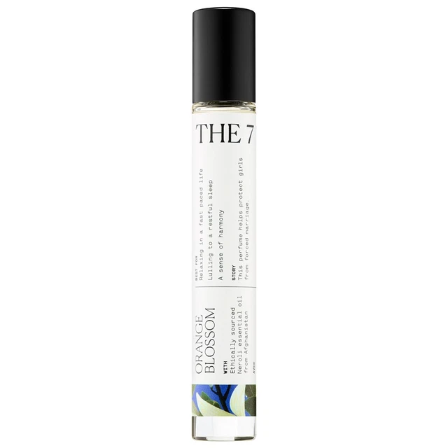 The 7 Virtues Orange Blossom de Parfum 0.34 oz Natural Ingredient Perfume TRAVEL