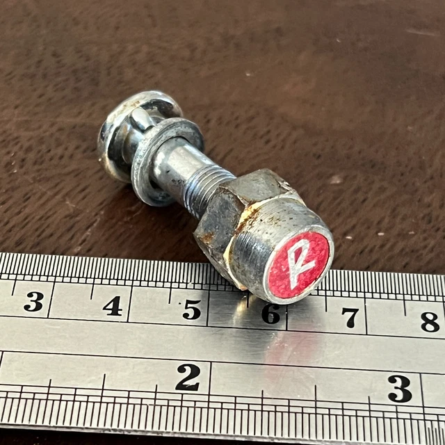 Vintage Raleigh Seatpost Clamp R Nut Bolt Chopper Superbe Sports Cruiser Red Vintage Raleigh Seatpost Clamp R Nut Bolt Chopper Superbe Sports Cruiser Red