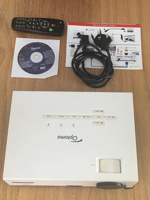 Optoma ES520 DLP Projector 2600 ANSI Lumens SVGA 800 X 600, White
