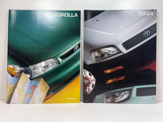 1997 Toyota Corolla RAV4 Original Car Sales Brochure Catalog