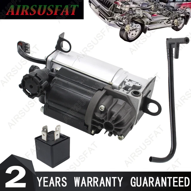 AIR SUSPENSION COMPRESSOR Pump Airmatic Mit Relay Pipe For Mercedes