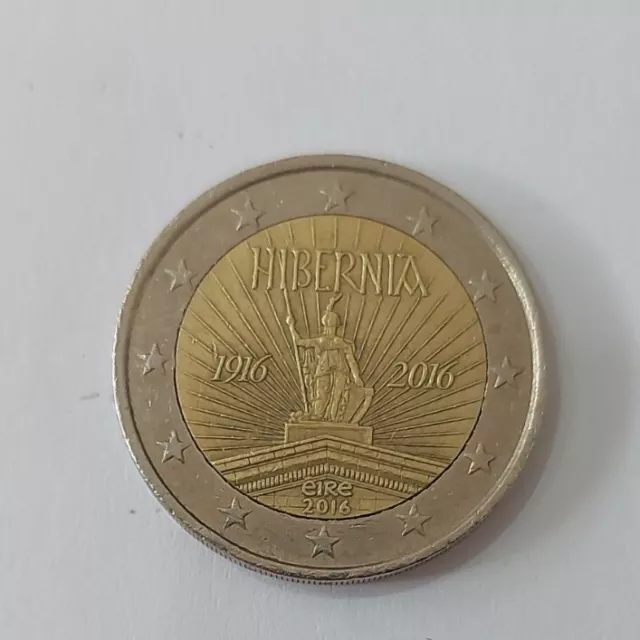 Irlanda 2016 2 Euro 100° Rivolta Di Pasqua 1916 Hibernia Eire Ireland