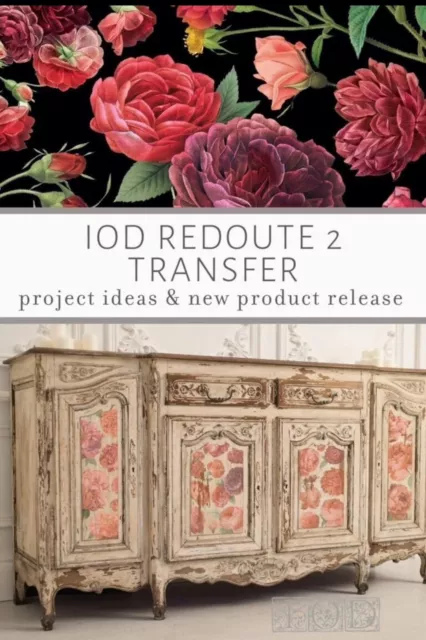 IOD Floral Redoute II  Transfer Pack IRON ORCHID DESIGNS