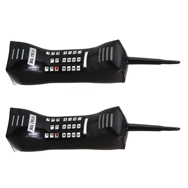 2 Pcs Simulated Mobile Phone Pvc Child Inflatable Toy Phones Retro