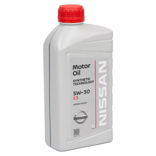 Nissan Genuine Engine Oil SAE 5W30 Synthetic 1L ACEA C3 API SN/CF KE900-91033