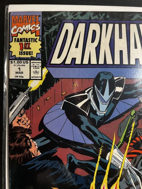 Darkhawk #1 First Appearance Vol. 1 Marvel Comic Book March 1991 2