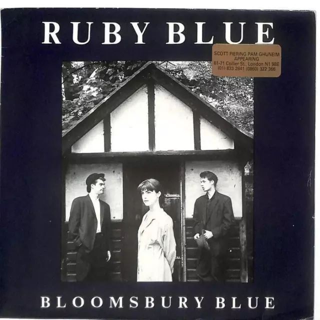 Ruby Blue Bloomsbury Blue UK 7" Vinyl Record Single 1988 RF759 45 EX-