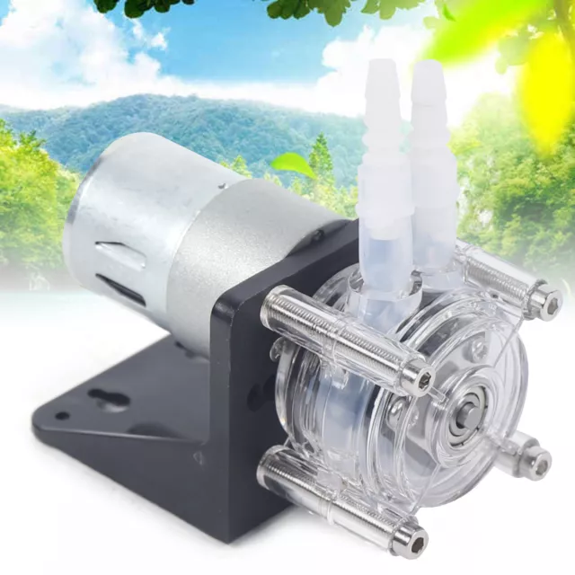 Peristaltic Pump Vacuum Aquarium Large Flow Dosing Pump Stainless Steel DC 12V