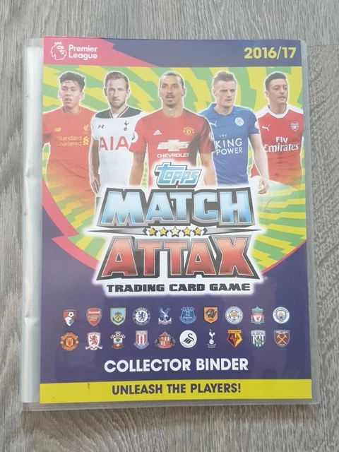 Topps Match Attax 16/17 legante con 76 carte Gerrard e Hazard 101 mazze