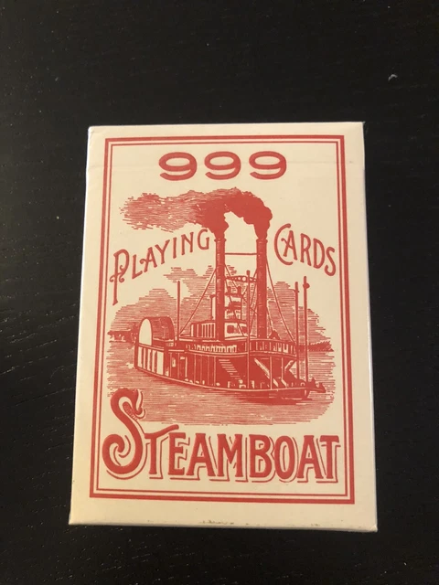 Steamboat 999 Deck Red Back Dan Dave Buck Playing Cards Reprint Edition