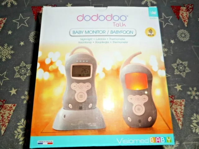 Babyphone veilleuse Ecoute-bébé multifonctions Dododoo TALK