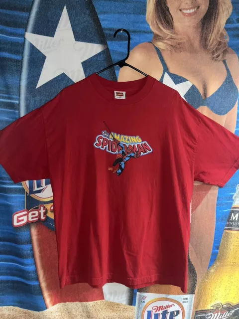 Vintage Marvel Comics The Amazing Spiderman 2006 Graphic T-Shirt Size XL Red