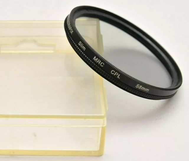Filtro Polarizador Circular ULTRAPIX Delgado M58mm MRC CPL 58mm para Nikon Canon