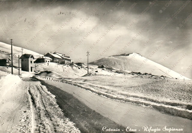 1959 CATANIA Etna Rifugio Sapienza Cartolina