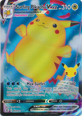 celebrations surfing pikachu vmax