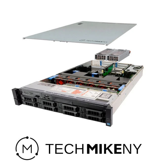 Dell PowerEdge R720 Server 2x E5-2640 2.50Ghz 12-Core 128GB H710