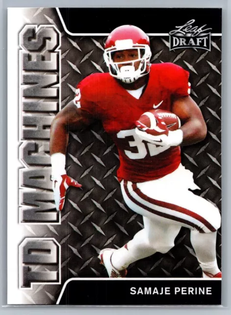 Samaje Perine 2017 Leaf Draft Football TD Machines RC #TD-14