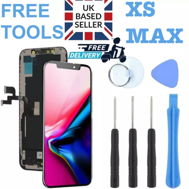 For iPhone XS MAX LCD Screen Replacement Digitizer Display Assembly Black Tools