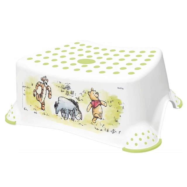 Keeeper Tritthocker mit Anti-Rutsch-Funktion Winnie Puuh Weiß NEU