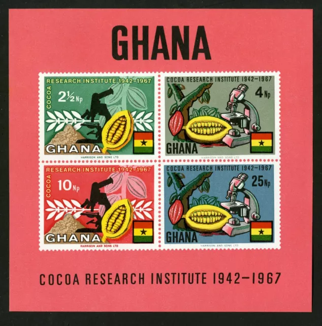 Ghana   1968   Scott # 326a  Mint Never Hinged Souvenir Sheet