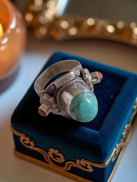 Bague En Argent 925 Avec Strass - Taille 55/56 - Occasion Femme Couleur Argenté