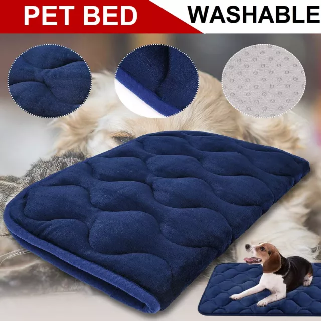 Pet Foldable Portable Comfortable Dog Crate Mat Pad Washable Bed Mattress Kennel