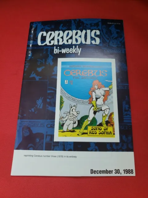 Cerebus Bi-Weekly #3 (Dec 1988, Aardvark-Vanaheim) VF/NM
