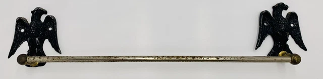 Vintage Mid Century USA  American Eagle towel bar