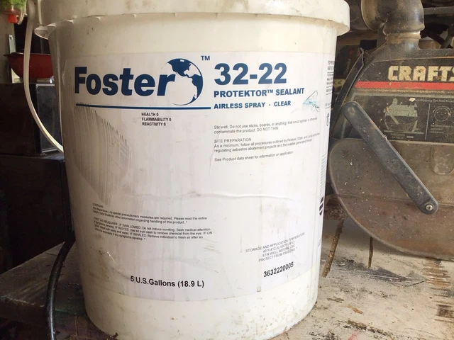 Foster Protektor 32-22 Asbestos Encapsulant, Untinted, 1 Gallon