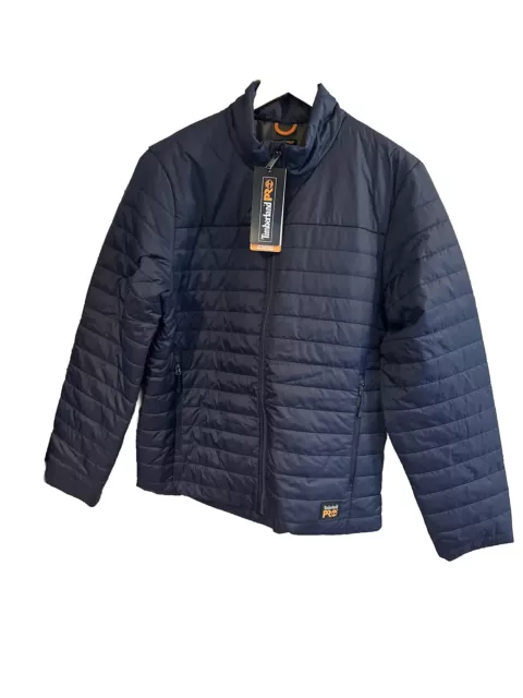 NWT TIMBERLAND PRO TB0A1V2X Men's MT. Washington Insulated Jacket Navy Blue L