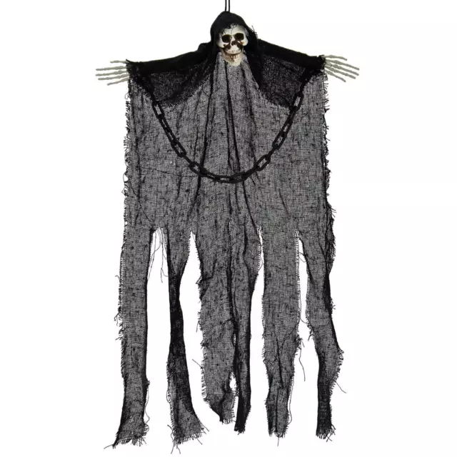 Skeleton Ghost Chains Decoration Hanging Halloween Prop Poseable Arms 60cm 24"