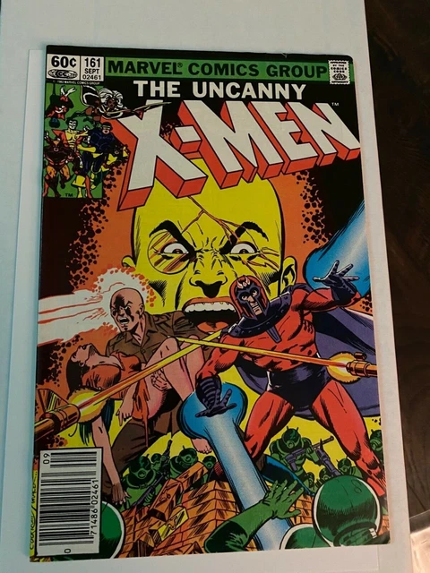 Uncanny X-Men 161 High Grade Key comic Origin of Magneto  Marvel 1982  Newsstand