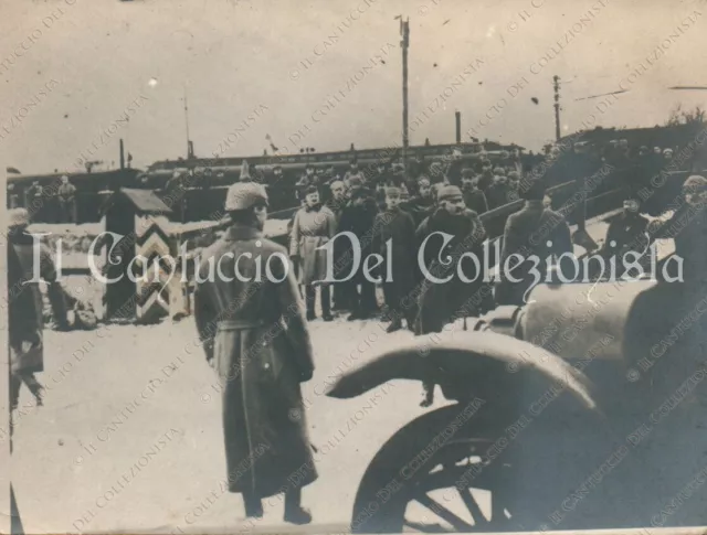 WW1 Stato Maggiore Erich Ludendorff? Arrivo con TRENO Esercito tedesco Foto
