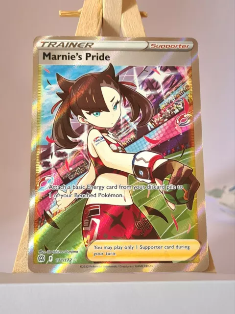 Marnie's Pride 171/172 Full Art Trainer Brilliant Stars Pokémon Card Near Mint