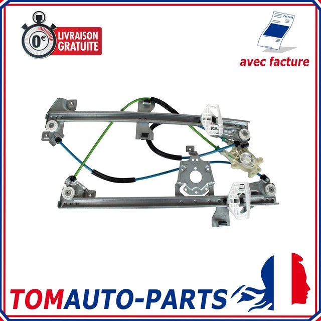 Mecanisme Leve Vitre Avant Droit Pour Citroen Berlingo Peugeot Partner 95-08
