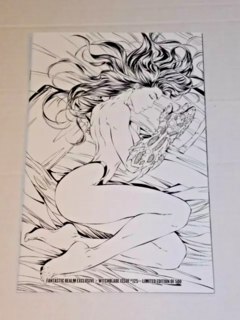 🔥 Image/Top Cow Witchblade #125 Fantastic Realm Sketch Variant Limited ed. VF