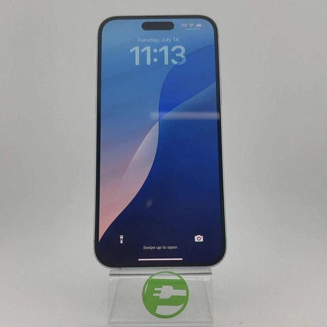 UNLOCKED APPLE IPHONE 15 Plus 128GB 18.6 Blue MU0D3VC/A READ