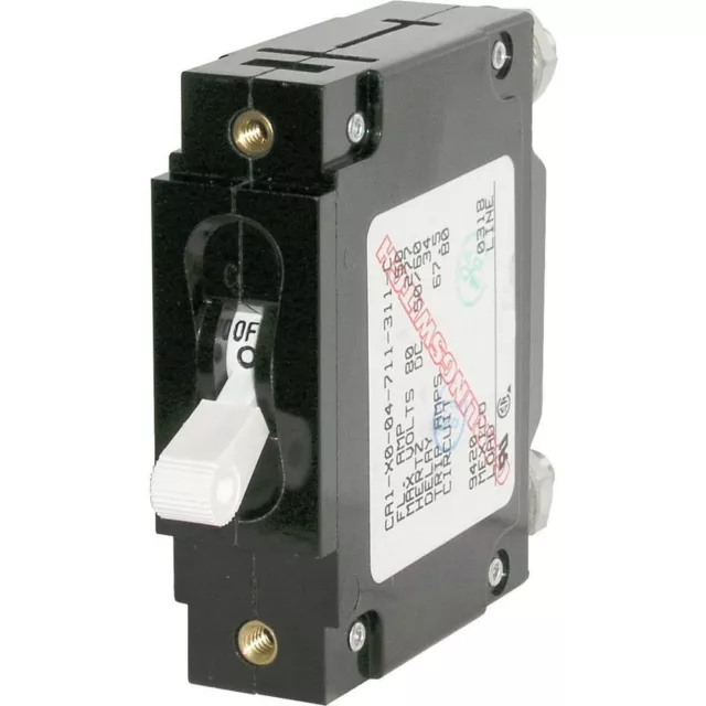 Blue Sea C-Serie Marine Boat Circuit Breaker 100A 100Amp Single Pole Toggle 7250