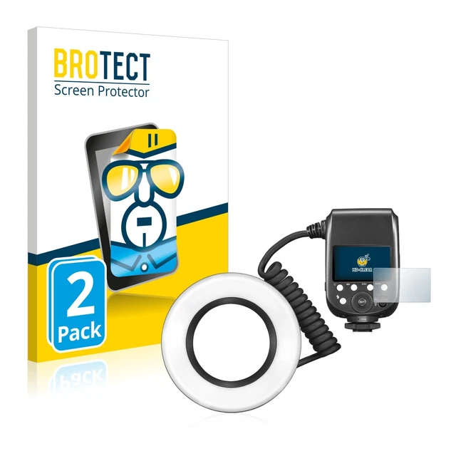 2x Lámina Protectora Pantalla para Godox MF-R76 Accesorios Transparente
