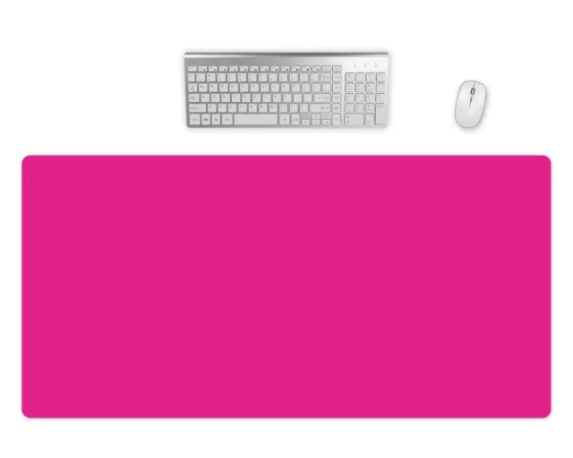 Mauspad Gaming XXL Pink Mousepad Groß Gamer PC Zubehör Schreibtischunterlage