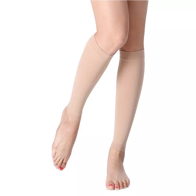 Footless Compression Socks Women Men 30-40 mmHg Medical Running Travel Pregnant