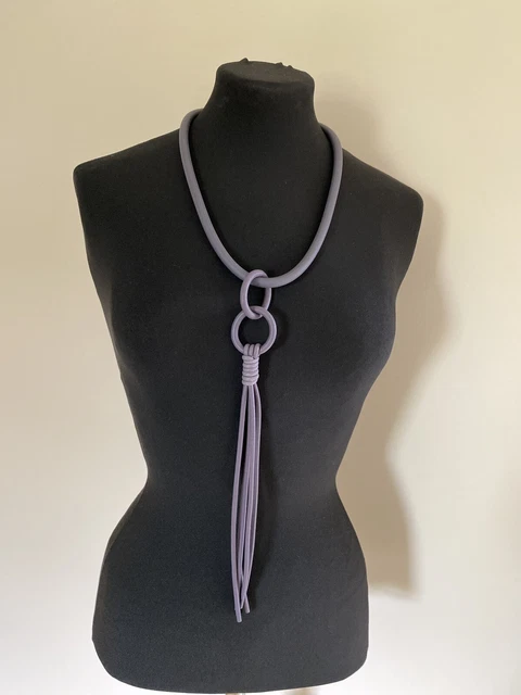 Collana J.Crew In Nappa Con Strass Brillanti | Lunghezza 34", Colore Oro, Nuova Con Etichette - Foto 14