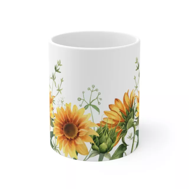 Sunflower Coffee Mug, Sunflower Mug, Sunflower Cup, Sunflower Coffee Cup