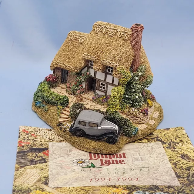 Lilliput Lane Heaven Lea Cottage Collectors Club Special 1993/4 With Deeds