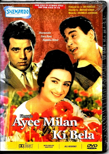 AAYEE MILAN KI Bela Dharmendra, Saira Bano New Bollywood Dvd