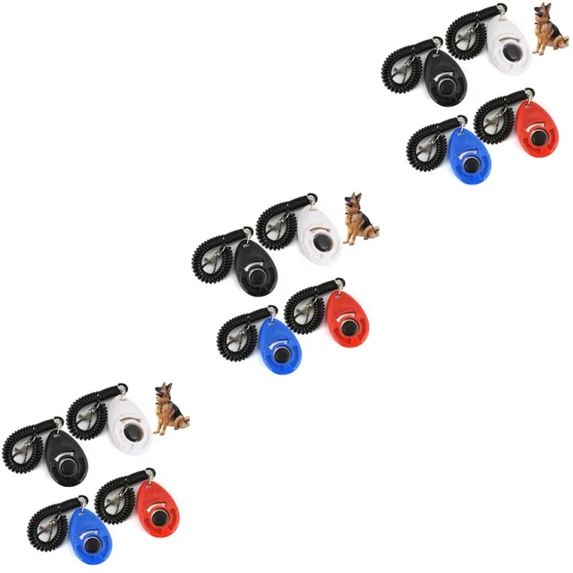 12 pz clicker per addestramento animali domestici corteccia cucciolo addestratore cani