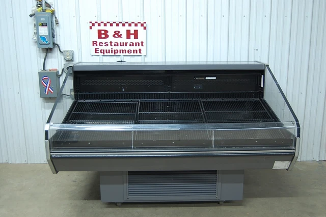 Hussmann Q2SSM6S 74" Open Air Produce Berry Display Case Refrigerator 2020 Mod