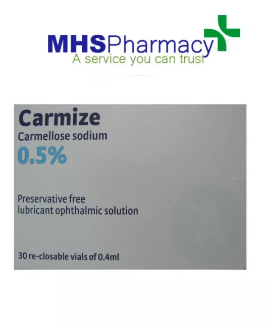 Carmellose Natrium 0,5 % 30x0,4 ml Einzeldosis wiederverschließbare Augentropfen Durchstechflasche Marke variieren