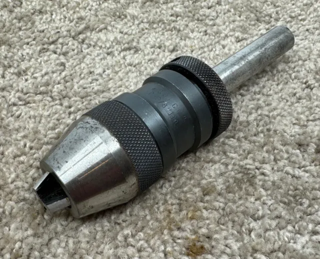 QUP CO. KEYLESS DRILL CHUCK - 5/8" SHANK - 0 to 3/8"